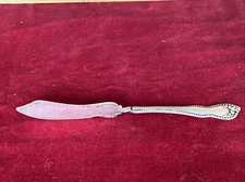 Fenwick c. 1905 WM ROGERS & SON AA TWISTED HANDLE MASTER BUTTER KNIFE SPREADER