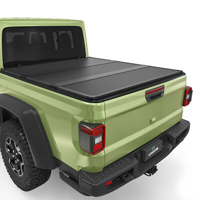 #ad 5FT Hard Tri Fold Tonneau Cover Truck Bed For 2020 2026 Jeep Gladiator w Lamp $320.27