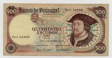 PORTUGAL 500 ESCUDOS 1979 PICK 170B LOOK SCANS