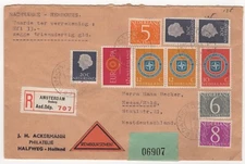 1969 Dec 3rd. Registered Cover. Amsterdam to Neuss, Germany.
