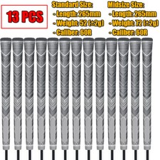 13Pcs Golf Club Grip Golf Girp MCC PLUS4 Natural Rubber Grip Standard/Midsize