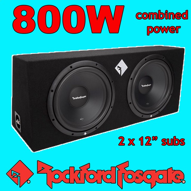 twin 12 inch subwoofer box