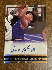 KENNETH LOFTON JR. 2021-22 Leaf Memories Autograph 76'ers Louisiana Tech