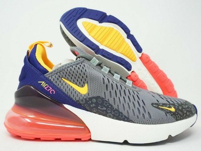 Nike Air Max 270 GS Running Shoes Laser Orange Purple CI9941-500 Size 4Y / 5.5 W | eBay