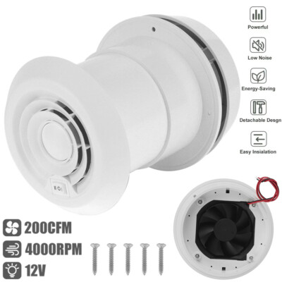 12V Dachlüfter Pilzlüfter Lüfter Wohnmobil Wohnwagen 4000RPM  Für Caravan Boot