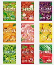 Kasugai Japanese Gummy Candy (1 pack) 9 Flavors Choice Available