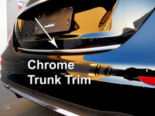 Fit Buick 2002-2019 Models Tailgate Trunk Trim Molding - Chrome Style Fit Buick 2002-2019 Models Tailgate Trunk Trim Molding - Chrome Style