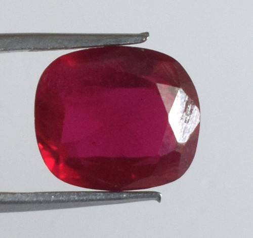 Rosa Malaya Granat 8 Kt/12 mm Natur Kissen Edelsteinfrei Zertifikat B89170 - Bild 6 von 7