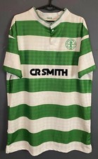 RETRO REPLICA MEN CELTIC 1985/1986 SCOTLAND SOCCER FOOTBALL SHIRT JERSEY SIZE XL