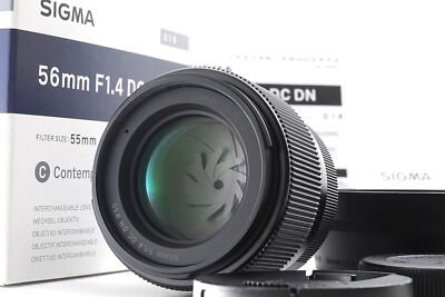 SIGMA 56mm F/1.4 DC DN Contemporary Lens for SONY E mount w/Original Box -MINT-