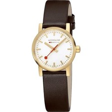 Image of Mondaine Ladies Watch Wristwatch 30 MM MSE.30112.LGV evo2 Leather
