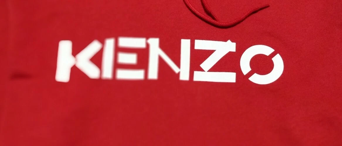 Felpa con cappuccio Kenzo Classic Logo Uomo ROSSA