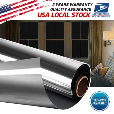50cmX200cm Window Tint Film 5%VLT Fist Home Office Energy conservation