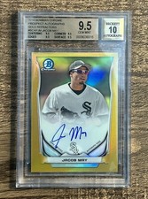 2014 Bowman Chrome Gold Refractor /50 Jacob May BGS 9.5 W/ 10 Auto