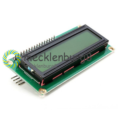 1602 16X2 character LCD module display yellow IIC/I2C/TWI/SP I serial interface