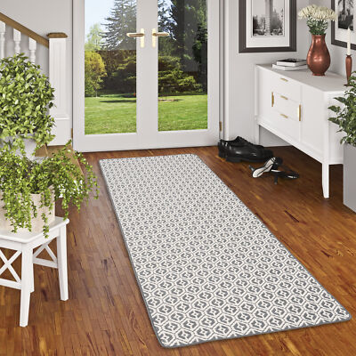 In- und Outdoor Teppich Läufer Beidseitig Cape Cod Grau