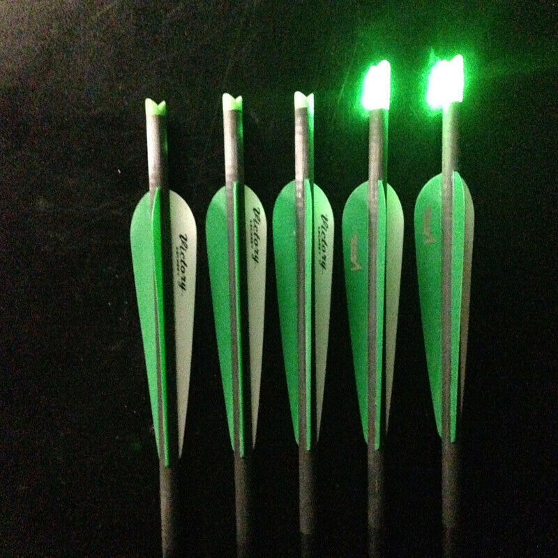 LED Lighted Half Moon Arrow Nocks Tail for 297302 Crossbow Bolts ID300''/7.62mm eBay