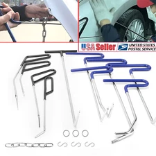 PDR 10Pcs Puller Rods Dent Paintless Repair Tools Car Removal Body Push kits