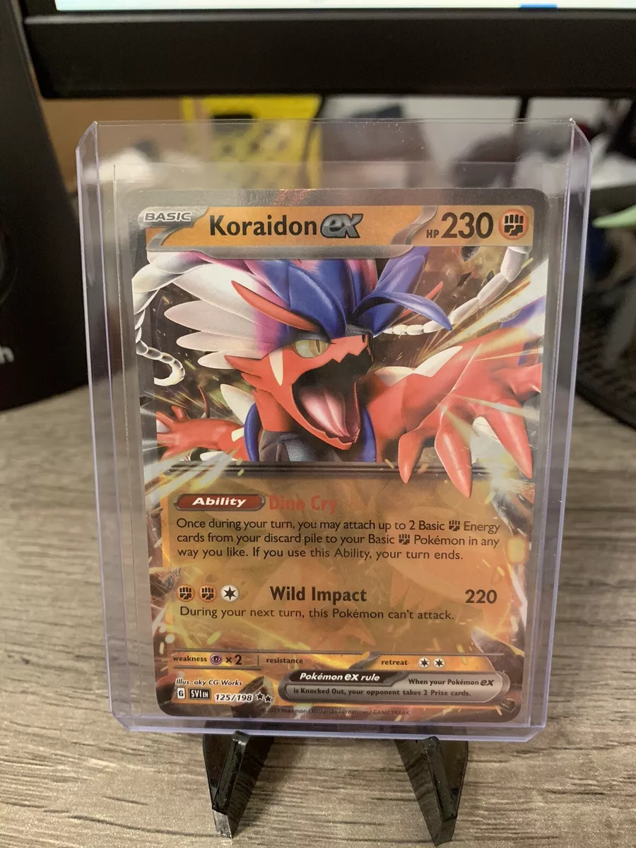 Pokemon : SV SCARLET & VIOLET KORAIDON ex 125/198 ULTRA RARE