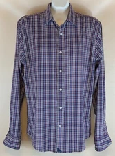 Untuckit Mens Large Shirt Slim Fit Milbrook Striped Button Down Multicolor 35737