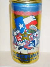 BCCA "HOUSTON, TX 1983 CANVENTION XIII"  TALL ALUMINUM Beer Can K334