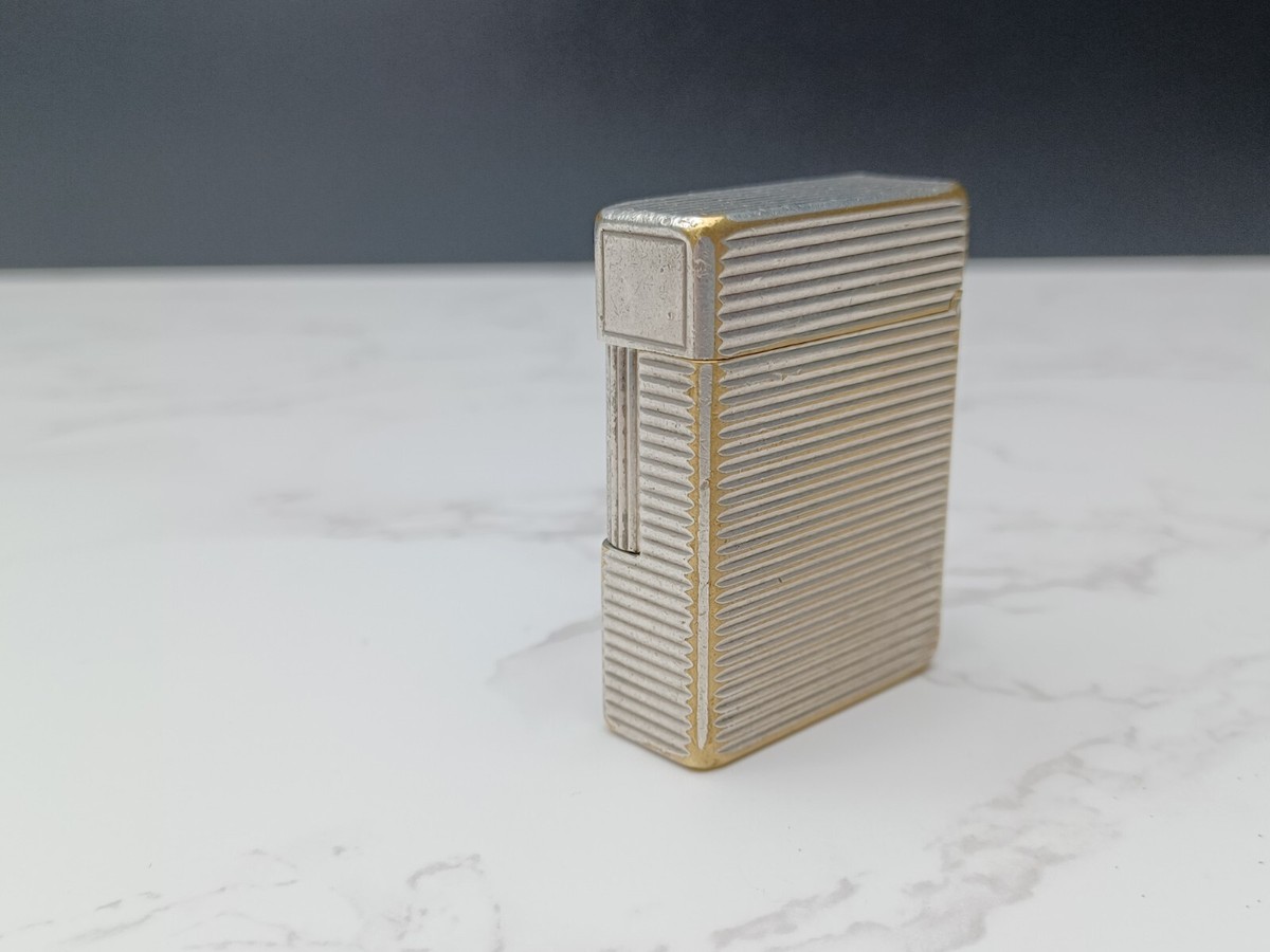 S.T. Dupont ライン1　本体のみ Dupont Lighter Line 1 Embossed Check GP Mechanically