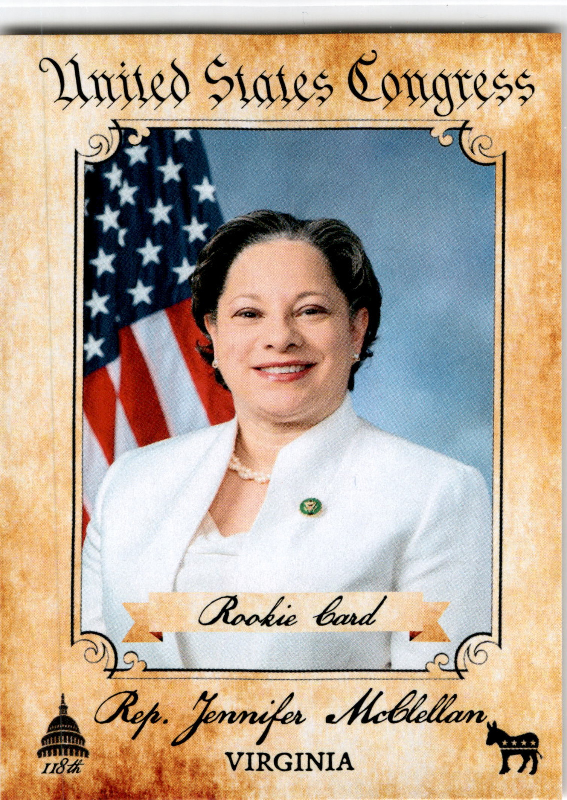 2023-24 Fascinating Cards Congress Virginia Jennifer McClellan