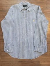 Polo Ralph Lauren Big and Tall Long Sleeve Button Up Shirt Striped Size XLT
