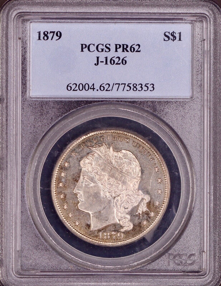1879 $1 Goloid Metric Pattern Dollar J-1626 PCGS PR62 - Great