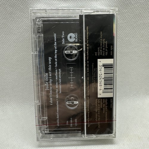 New SEALED Jude Cole I Don't Know Why I Act This Way (Cassette) - Picture 2 of 6