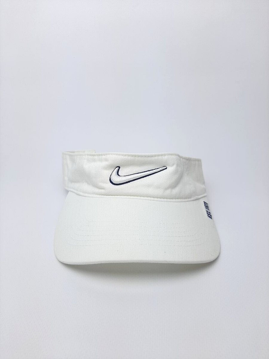 white nike tennis visor