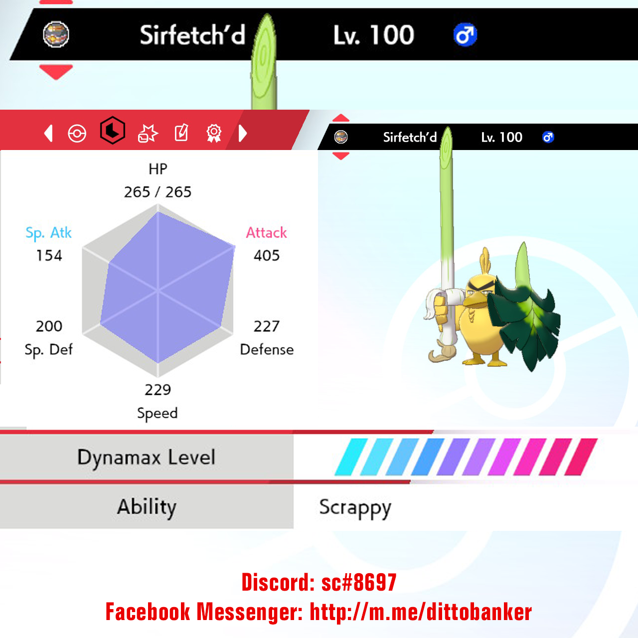 A Wild Sirfetch'd Appears; Exclusive to Pokemon Sword