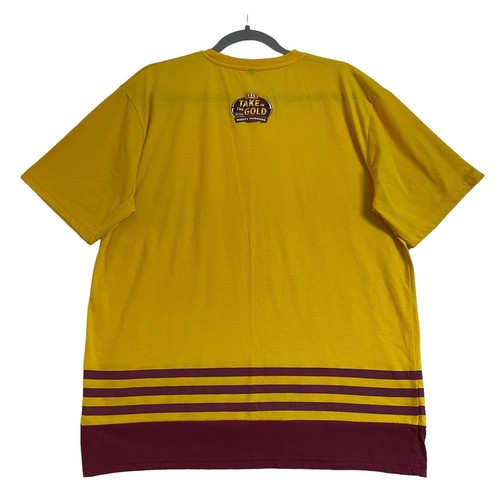 XXXX Gold T Shirt Size 2XL XXL Gold Maroon Mighty QLD Maroons Logo - Picture 8 of 16