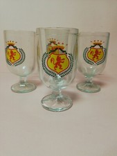 NUTELLA FERRERO 1 BICCHIERE CALICE 1970 LEONE RAMPANTE VETRO GLASS Boccale Birra