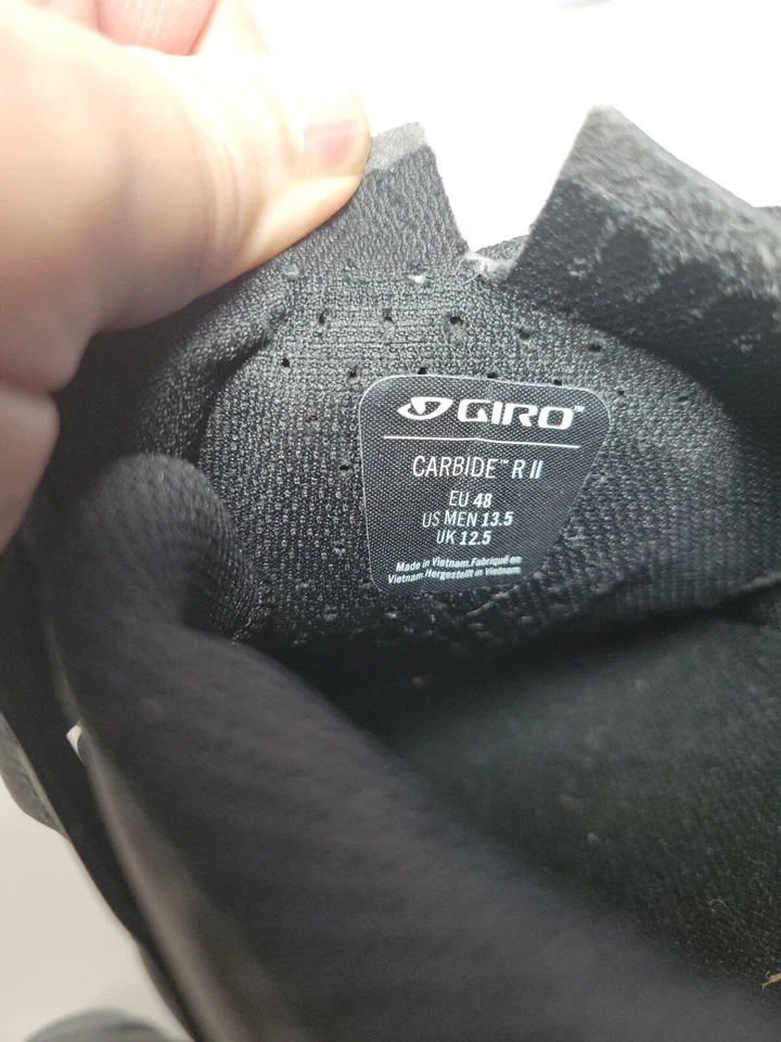 Zapato de ciclismo de montaña Giro Carbide R II para hombre negro/carbón 13,5 Foto 4 de 4