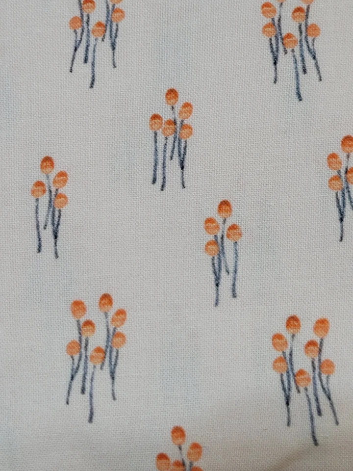 Michael Miller Miniature SALE SALE Mushrooms. Light Peachy Pink 3 + Yards - Image 4 of 4