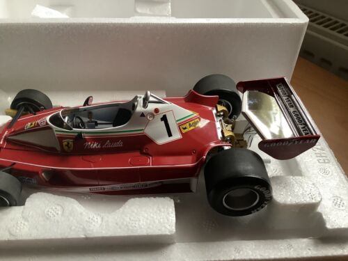 Hot Wheels Elite Niki Louda Ferrari 312 T2 Monaco GP 1976 1:18 Diecast Model Car - Picture 4 of 7