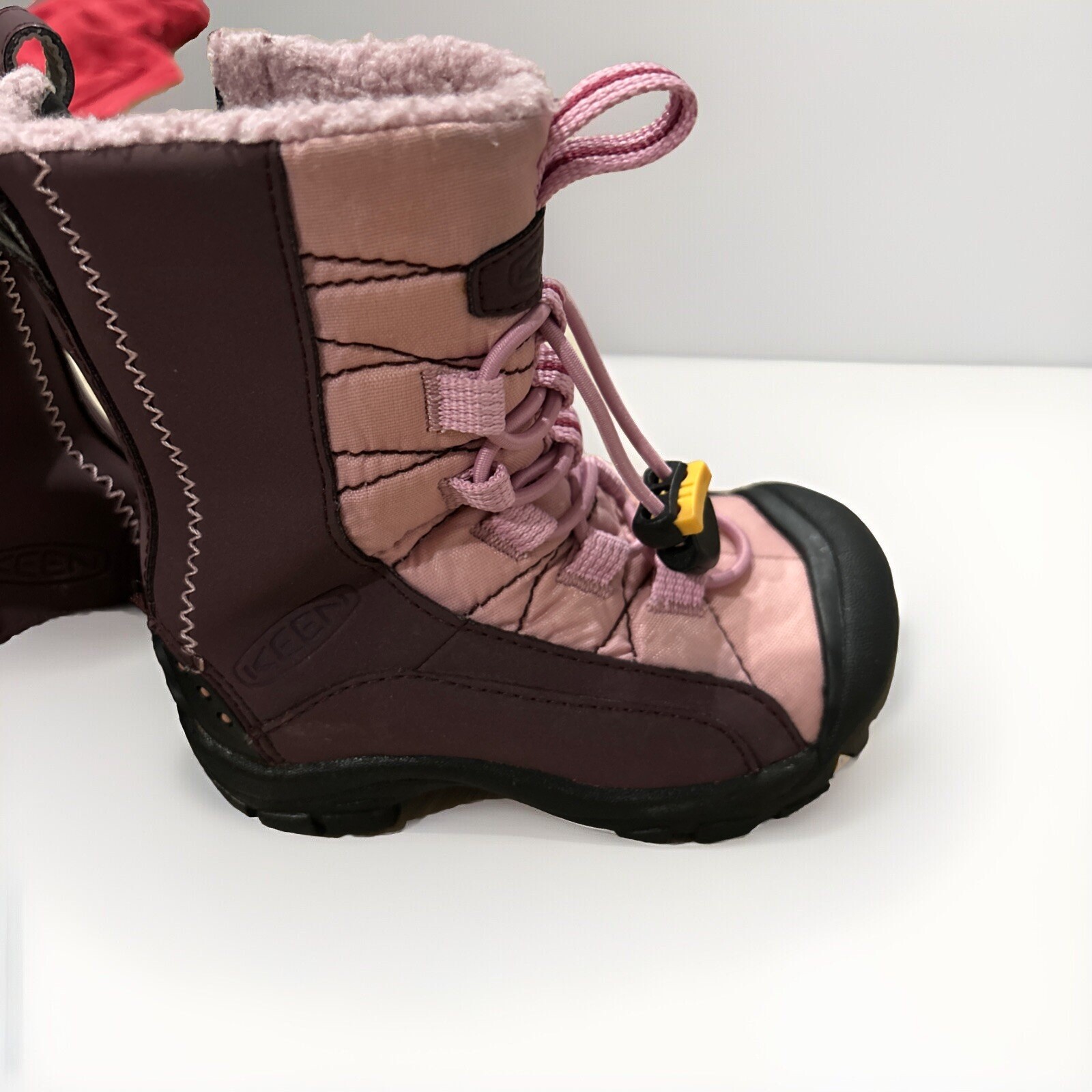 Stivali Keen bambino invernali rosa neve viola impermeabili isolati EU 25 5 US 8