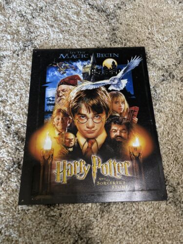 Harry Potter und der Stein der Weisen Blechschild Film Poster Druck