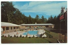 Bolton Landing NY Nor' Wes Bay Motel & Cottages Lake George Postcard New York