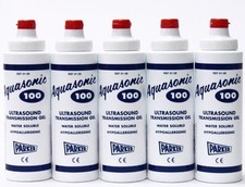 Aquasonic 100 Ultrasound Gel - Parker Laboratories - 8.5 oz Tube - Pack of 5 