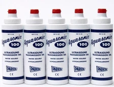 Aquasonic 100 Ultrasound Gel - Parker Laboratories - 8.5 oz Tube - (Pack of 5)