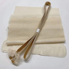 7728 Japanese Kimono Accessory Vintage Obiage and Obijime 2-piece Set Silk