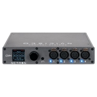 Obsidian Netron EN4 - 4 x 5-pin XLR Port Ethercon to DMX Node