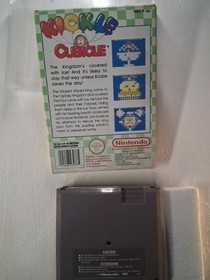 Kickle Cubicle Nintendo NES Video Game Cart PAL UK Version BOX AND CARTRIDGE.