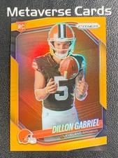2025 Panini Prizm Dillon Gabriel RC Rookie Variation Gold Prizm /10 Browns