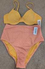 Old Navy Women's High-Waisted 2piece Bikini Size Small NWT