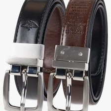 Dockers Boy's Big Reversible Two-In-One Dress and Casual Belt