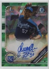 2019 Bowman Chrome HTA Green Atomic Refractor 48/99 Carlos Hernandez Auto 13iq
