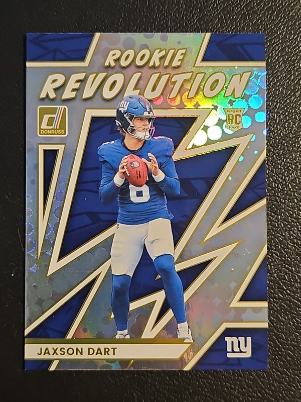 2025 Panini Donruss - Jaxson Dart Rookie Revolution (RC) Giants  🔥 Clean
